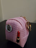 Pink Mini bag keychain