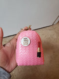 Pink Mini bag keychain