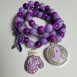 Purple Ribbon set